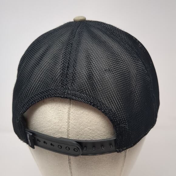 Vortex Snapback Trucker Cap Green One Size Adjustable Mesh Back 6 Panel - Picture 6 of 9